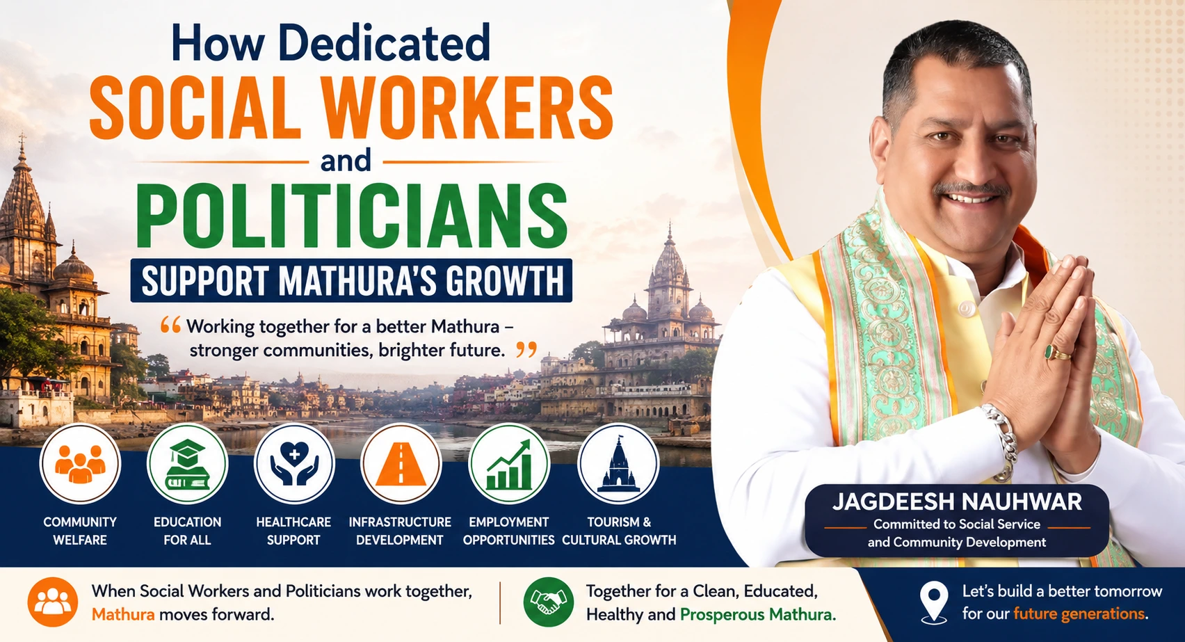 How Dedicated Social Workers and Politicians Support Mathura's Growth
